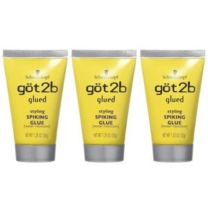 GOT2B 3 PACK  1.25 OZ HAIR STYLING SPIKING GEL *NEW*